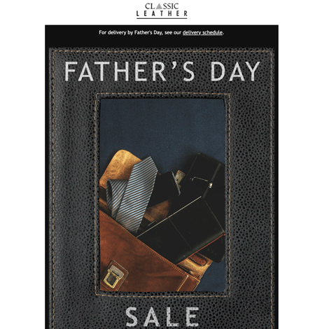 Father's Day Leather Goods Sale